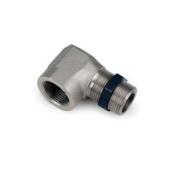 Saito Engines Muffler, Right Angle Adapter: 220A, BO, BP for Parts