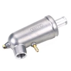 Saito Engines Muffler, 12mm Revised Cast: 91-100 for Parts