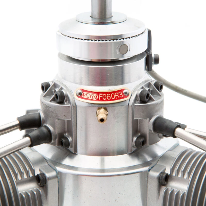 Saito Engines FG-60R3 60cc 3-Cylinder Gas Radial: CA for Engines 3 Saito Engines FG-60R3 60cc 3-Cylinder Gas Radial: CA for Engines - Image 3
